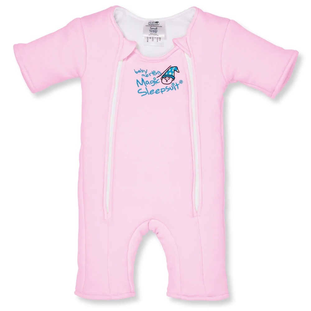 Baby Merlin Magic Sleepsuit Pink Microfleece 3-6 Months